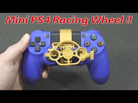 Adding a $9 Racing Wheel To My PS4 Controller !