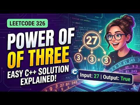 LeetCode 326: Power of Three | Easy C++ Solution Explained