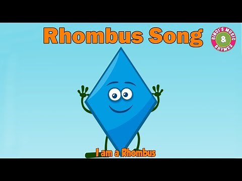 Rhombus Song | Diamond Shape song for kids | Educational Nursery Rhymes by Bindi's Music & Rhymes