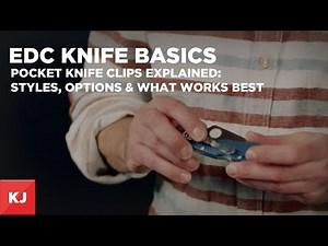 Pocket Knife Clips Explained: Styles, Options & What Works Best