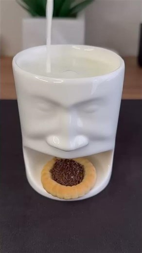 🔔 Cool coffee cup for home use - Biscuit Pocket Coffee Mug ( # 2064 ) ‪@MaviGadgets‬