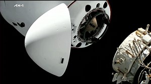 118K views · 977 reactions | WATCH: SpaceX Ax-1 Private Astronaut Mission Docks at International Space Station. https://spacecoastdaily.com/2022/04/watch-spacex-ax-1-private-astronaut-mission-docks-at-international-space-station/ | Space Coast Daily | Facebook