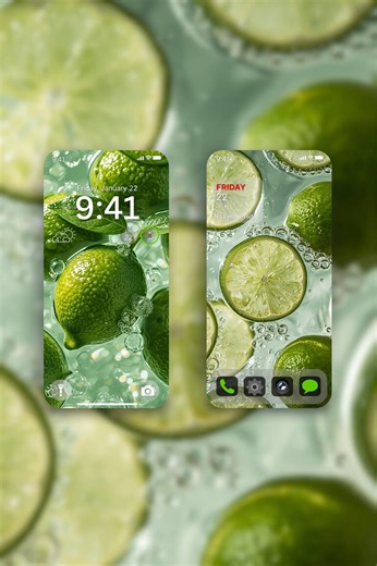 Lime Aesthetic Wallpaper Set | 4K iPhone Android Background | Fresh Green Phone Backgrounds - Etsy