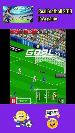 Real Football 2018 java game #javagame #shortsfeeds #javagames