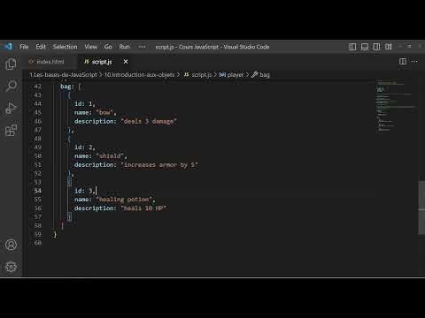 13 Introduction aux objets