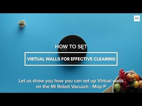 Learn how to set virtual walls | Mi Robot Vacuum-Mop P