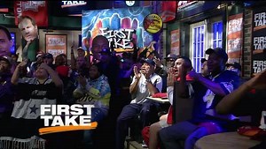 Day 1 in Houston is in the books! Back at it again tomorrow. Who's coming to hang with us? | ESPN First Take