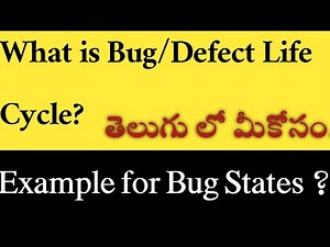 What is Bug/Defect Life Cycle? | Bug States |Manual Testing Tutorial For Beginners| #Tech agent 2.0