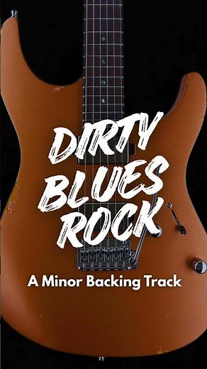 Dirty Blues Rock Upbeat Guitar Backing Track In A Minor #rockonjamtracks #bluescommunity #shorts