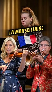 La Marseillaise 🇫🇷 (contenu parodique) Covers : - Guitare acoustique : Guillaume Vrac - Violon : Herwig Zack - Trompette : Gilles France - Guitare électrique : Oscar et sa guitare - Accordéon : Louis Musette - Piano : EasyPiano.cz #parodie #humour #montage #macron #mélenchon #jeanlucmelenchon #gabrielattal #attal #panot #mathildepanot #marionmarechal #lepen #marinelepen #politiques #davynimal #ia #marseillaise #France #lamarseillaise #violon #guitare #piano #accordéon #trompette | Davynimal