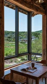 아무도 없는 시골 카페, 창밖을 바라보는 시간 🌿☕🎹 | A Quiet Window View