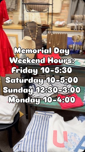 🇺🇸Memorial Day Weekend Hours: Friday 10:00-5:30 Saturday 10:00-5:00 Sunday 12:30-3:00 Monday 10:00-4:00 We hope to see you! | Blossom