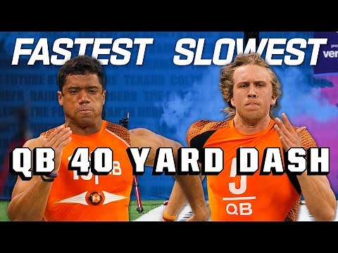 Slowest & Fastest QB 40-Yard Dash Times of the 2010s!