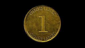 Golden Good Luck Coin Looping Rotation Stock Footage Video (100% Royalty-free) 6530753 | Shutterstock