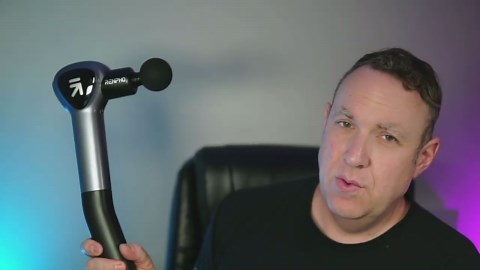 Renpho Reach Massage Gun for Effortless Back Relief