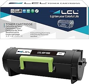 LCL Remanufactured Toner Cartridge Replacement for Lexmark 60F1000 601 MX310 MX310dn MX410 MX410de MX510 MX510de MX511 MX511dte MX511dhe MX511de MX610 MX610dw MX611 MX611de MX611dhe (1-Pack Black)