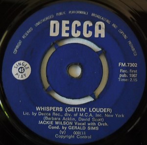 Jackie Wilson - Whispers (Getting Louder)