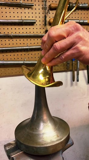 Repairing a Dented Trumpet Bell | Instrument Repair Guide