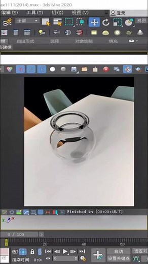 3dmax VRAY渲染玻璃材质阴影调节，解决玻璃发飘的问题，增加厚重感#3dmax教程 #3damx #室内设计 #3dmax建模 #3d建模 - 抖音