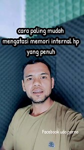 5.7K views · 371 reactions | Cara paling mudah mengatasi memori penyimpanan internal hp penuh #tutorial #tutorialandroid #tipsandroid #memoripenuh #memorihppenuh | Udo Parno | Facebook