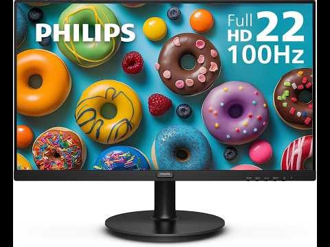 Philips 221V8LB 22” Monitor Review | 100Hz Budget Display Worth It?