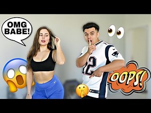 RUBBING MY “BRICK” ON MY GIRLFRIEND TO SEE HOW SHE REACTS **GONE RIGHT**