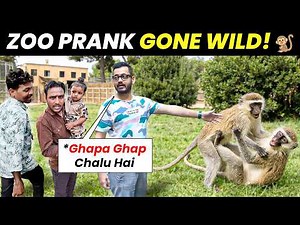 Pranking Strangers in Mumbai Zoo 😂 | Because Why Not