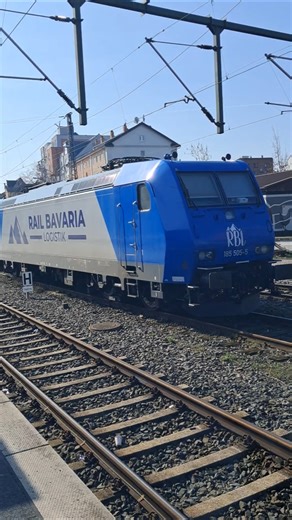 A view of a German train station