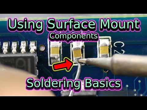 Soldering Surface Mount Components | Soldering Basics | Soldering for Beginners