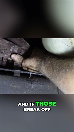Struggling to Remove a Rusted Heat Shield! | Exhaust Manifold DIY #mechanic #Shorts