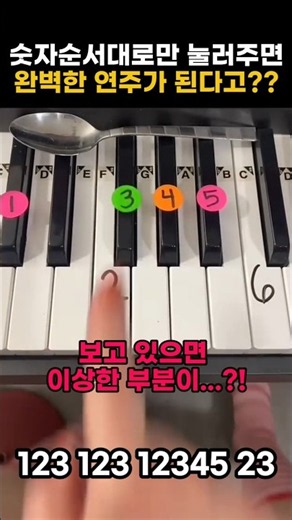 완벽한 연주를 위한 영상 맞는거야? #피아노 #피아노연주 #튜토리얼