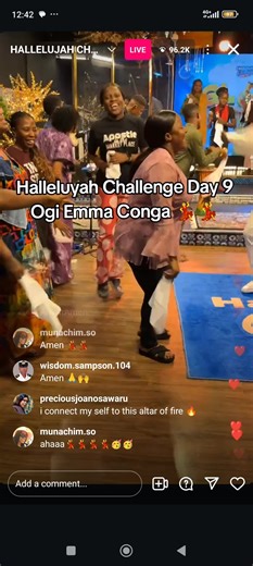 Somebody dance💃💃..Ogi Emma Conga#hallelyahchallenge2025 #christiantiktok #Jesusbabygirl #nathanielbassey #GoodGod #fypシ゚viral🖤tiktok