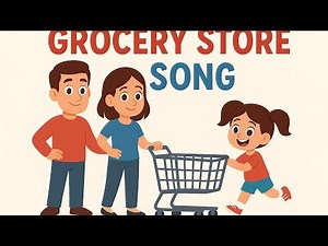 Grocery Store Song for Kids | Fun Shopping Adventure | Learning Fruits, Veggies & Food #KidsSongs