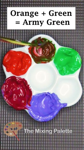 Army Green Reveal! 🍊+🟢 = 🎨 Guess Before The End