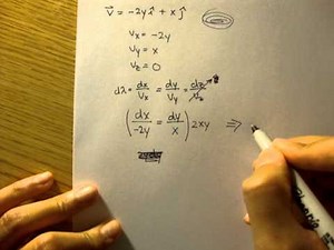 Streamline Equation: Example 2 [Fluid Mechanics #7]