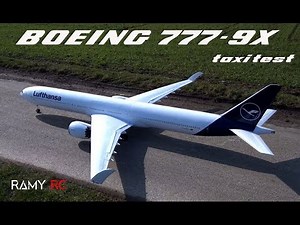 Introducing the first Boeing 777-9X RC model airplane/Lufthansa