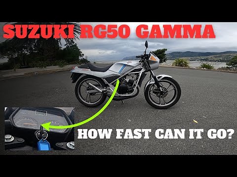 Suzuki RG50 Gamma - How Fast Can It Go?