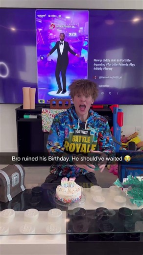 Bro ruined his Birthday