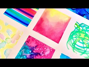Learn New Painting Techniques with Ecoline Liquid Watercolor Brush Pens