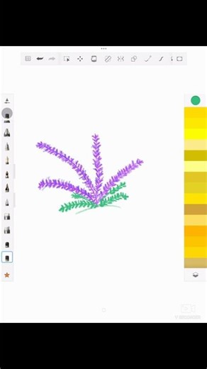 How to draw lavender. Easy drawing idea for kids and beginners. #viral #art #drawing #easydrawing