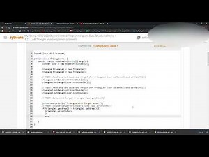 Triangle area comparison