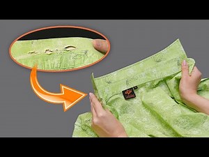 How to fix a worn shirt collar easily and discreetly - sewing tips!