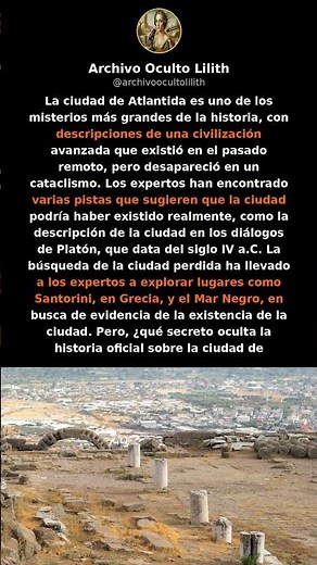 🔥 Nadie explica esto de la ciudad de Atlantida y es inquietante 👁️