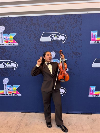 Downtown Santa Ana | Congratulations to Santa Ana native Nerissa Julie Cons-Charco for playing violin alongside Bad Bunny in this year’s Super Bowl half-time... | Instagram