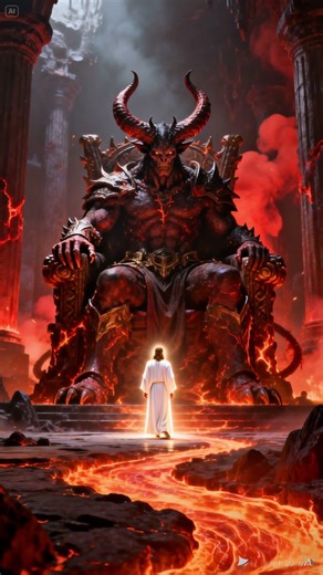 Jesus Walked Into Hell… And Hell Bowed Before Him #Jesus #shorts