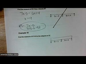 lesson 1.7 part B Bisectors