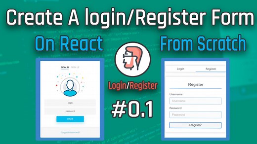 Reactで最新のログインフォームを作成しましょう| 01