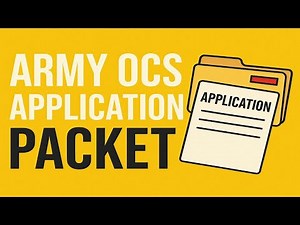 How to Build a Strong Army OCS Application Packet