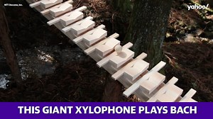 This Japanese forest has a giant Bach-playing xylophone