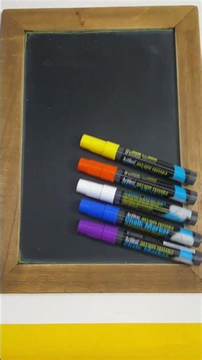 Satisfying Chalk Marker ASMR | Artline Chalk Markers in Action